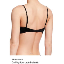 Load image into Gallery viewer, MYLA - Darling Row Soft Bra - Black
