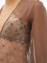 Load image into Gallery viewer, MYLA - Rosemoor Street Long Gown - Chocolate