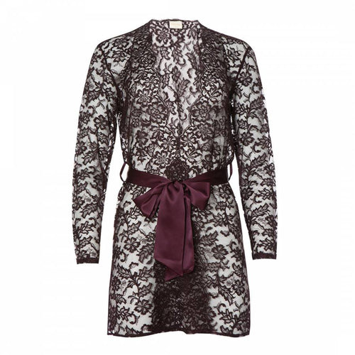 MYLA - Plum Walk Short Gown - Plum
