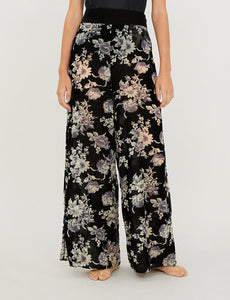 MYLA - Hyde Park Trouser - Black/Floral Design
