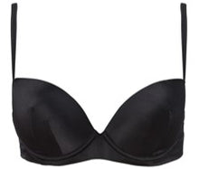 Load image into Gallery viewer, Body Silk Padded Plunge Black
