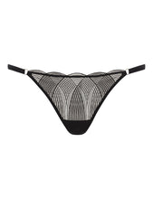 Load image into Gallery viewer, Elliptical open knicker black
