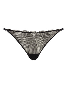 Elliptical Thong Black
