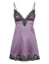 Load image into Gallery viewer, MYLA Heritage Silk Babydoll - Mauve/Slate - XS - S - M - L - XL