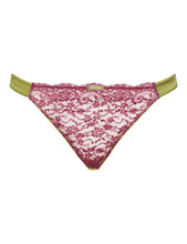 Load image into Gallery viewer, Myla Heritage Silk Thong Old Gold &amp; Persian Rose 