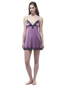 Heritage Silk Babydoll Mauve Slate
