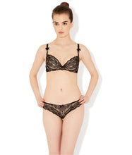 Load image into Gallery viewer, MYLA Nicole Brazilian Briefs - Black/Nude