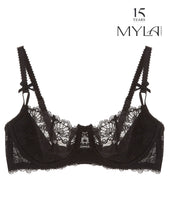 Load image into Gallery viewer, MYLA Nicole Balcony Bra - Black - 32B - 32D - 32DD - 34C - 34DD - 34F - 36B - 36D - 36DD - 32F - 32E - 34E - 36C