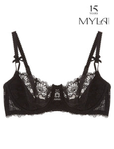 MYLA Nicole Balcony Bra - Black - 32B - 32D - 32DD - 34C - 34DD - 34F - 36B - 36D - 36DD - 32F - 32E - 34E - 36C