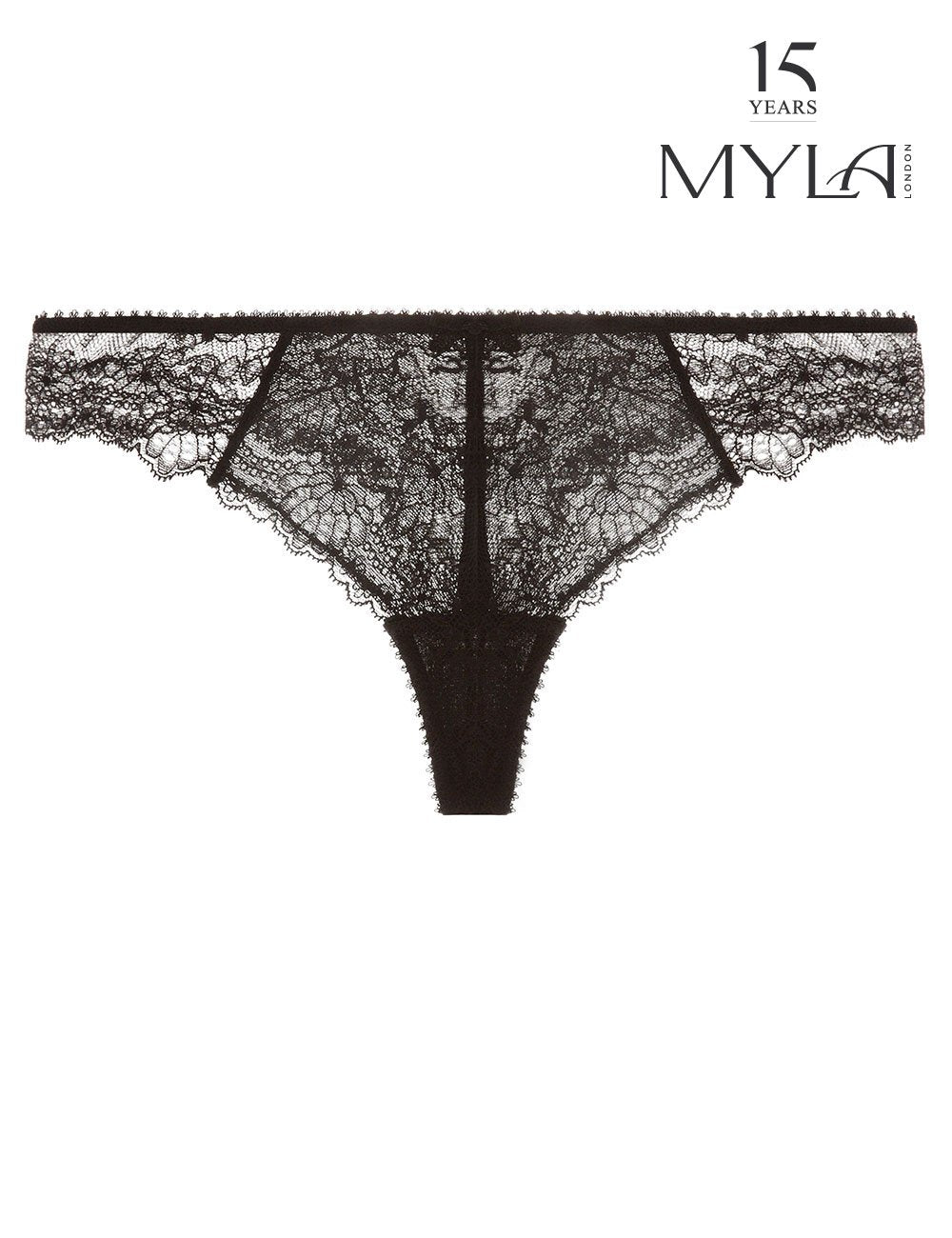 MYLA Nicole Brazilian Briefs - Black - XS - S - M - L - XL