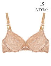 Load image into Gallery viewer, MYLA Nicole Padded Plunge Bra - Nude