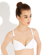 Load image into Gallery viewer, MYLA Nicole Padded Plunge Bra - White