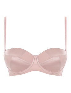 MYLA Patchwork Padded Strapless Bra - Granite Pink - 32A - 32B - 32C - 32D - 32DD - 34A - 34B - 34C - 34D - 34DD - 36A - 36B - 36C - 36D - 36DD