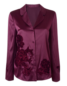 MYLA - Primrose Hill Pyjama Top - Plum