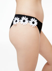MYLA - Pollon Street - Floral-appliqued Bikini Bottoms