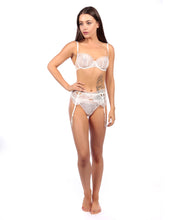 Load image into Gallery viewer, MYLA Elliptical Suspender Belt - Ivory