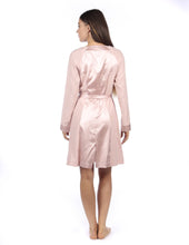 Load image into Gallery viewer, MYLA Patchwork Short Robe - Granite Pink
